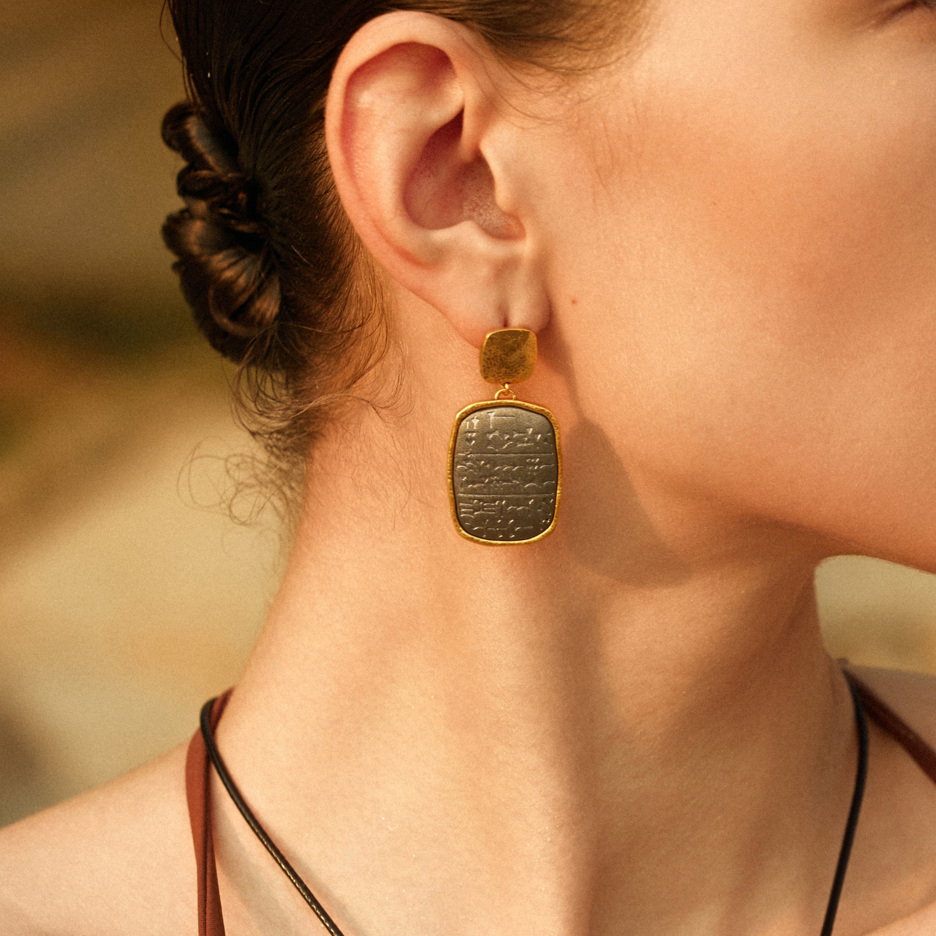 Cuneiform Tablet Earrings