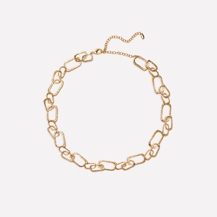 Roman Arc Golden Necklace