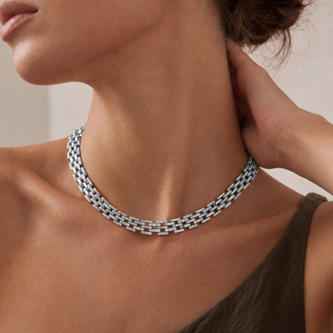 Rome Starlight Chain Necklace Large