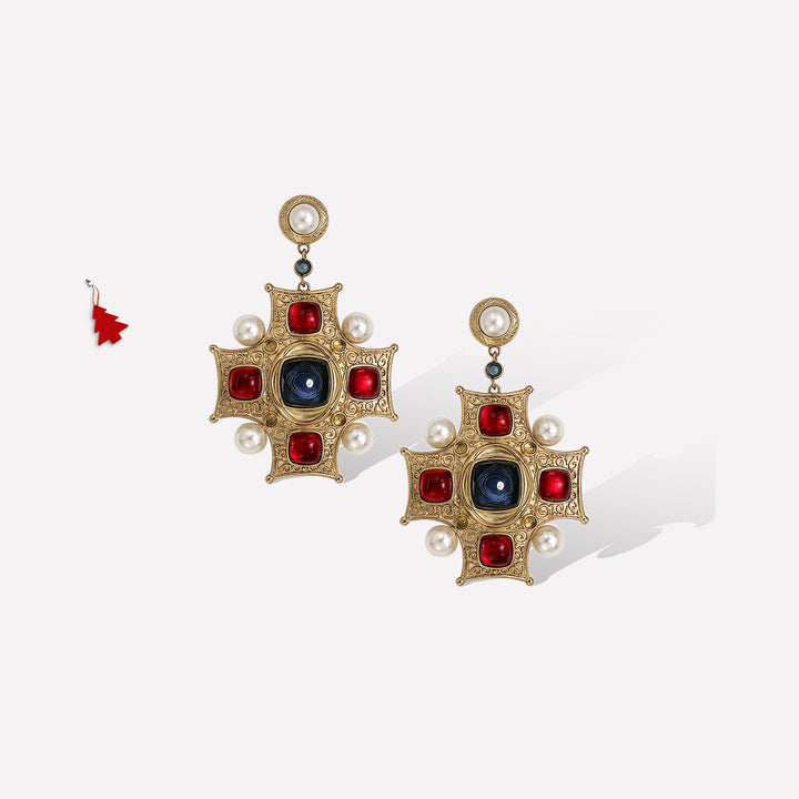 Byzantine King Earrings