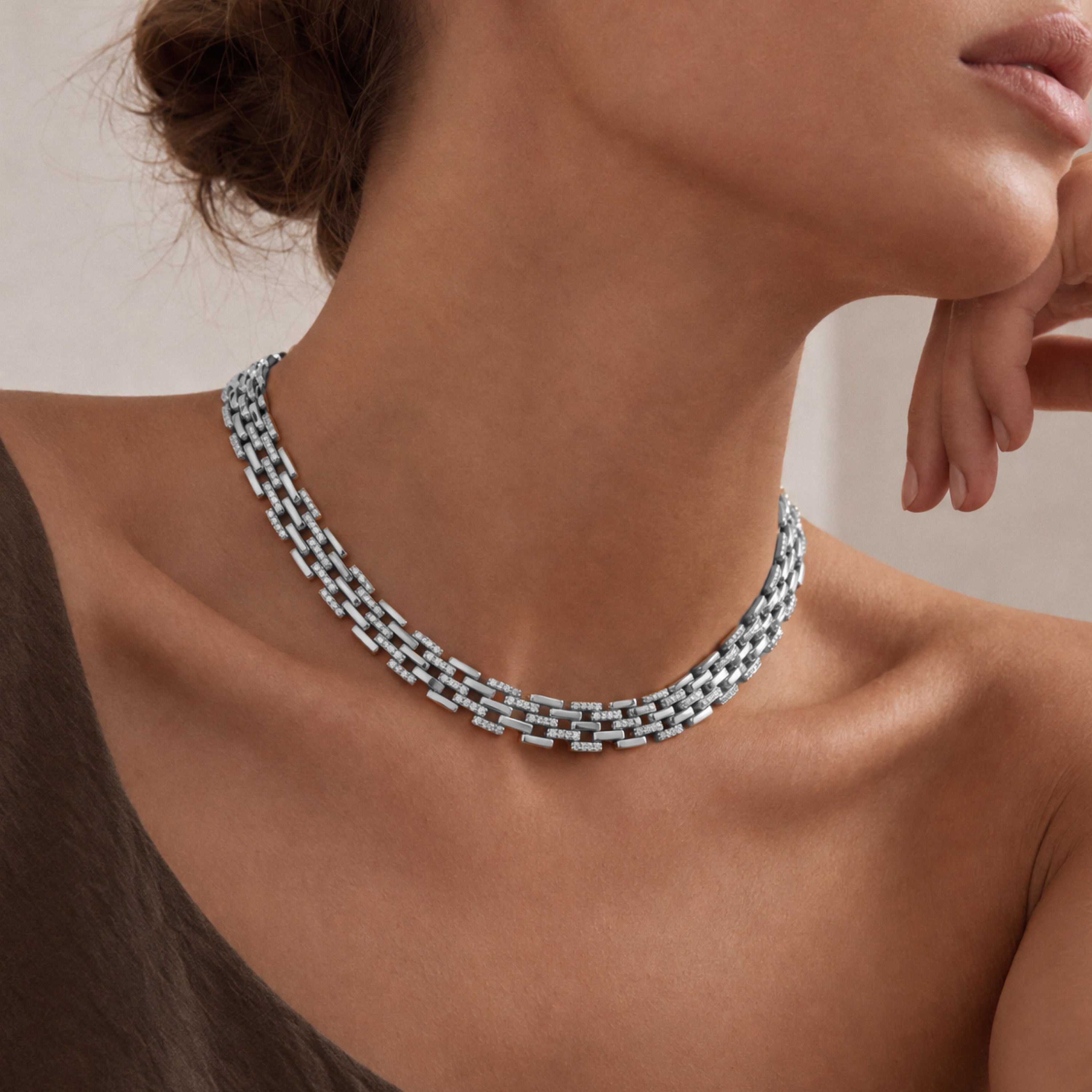 Rome Starlight Chain Necklace Large