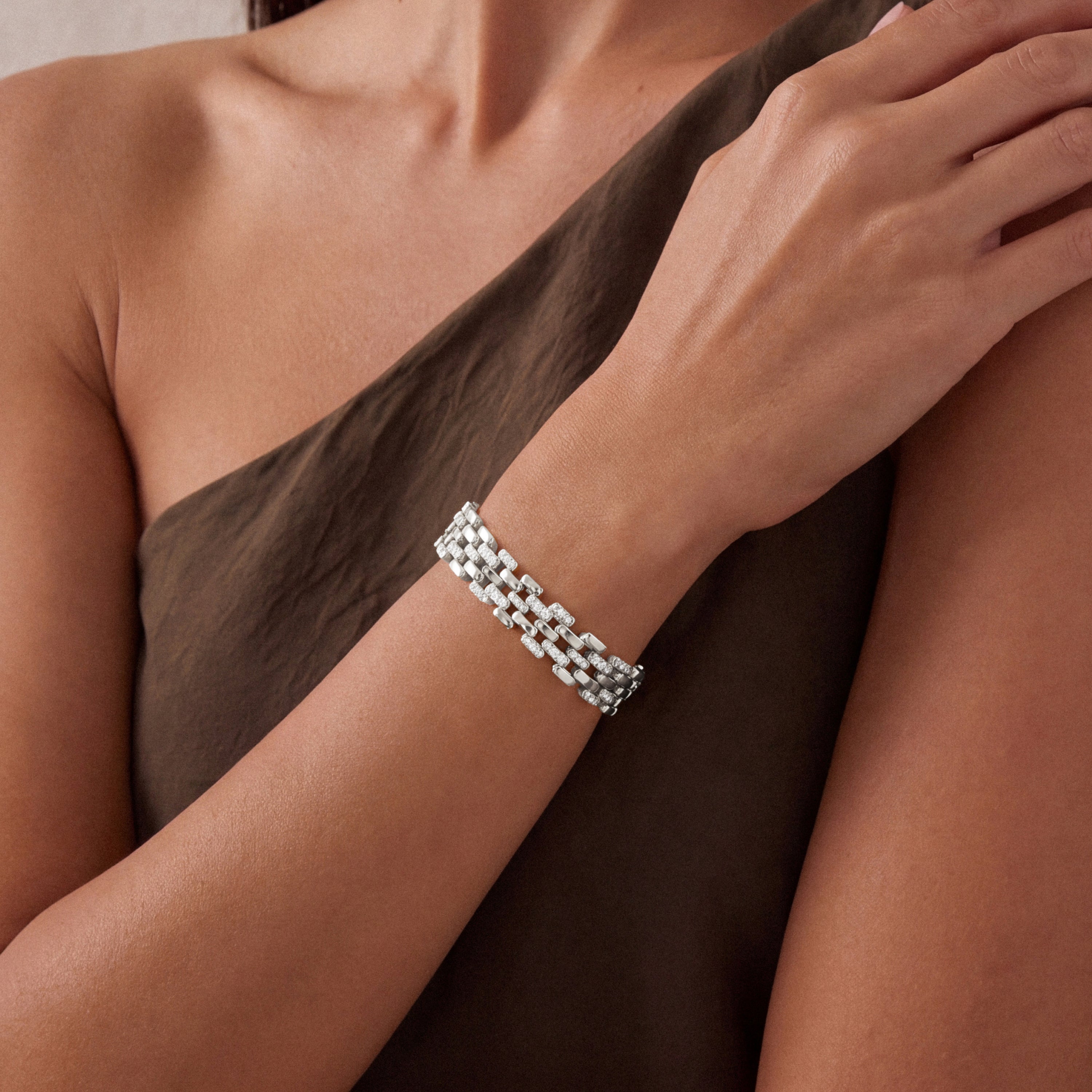 Rome Starlight Chain Bracelet Large