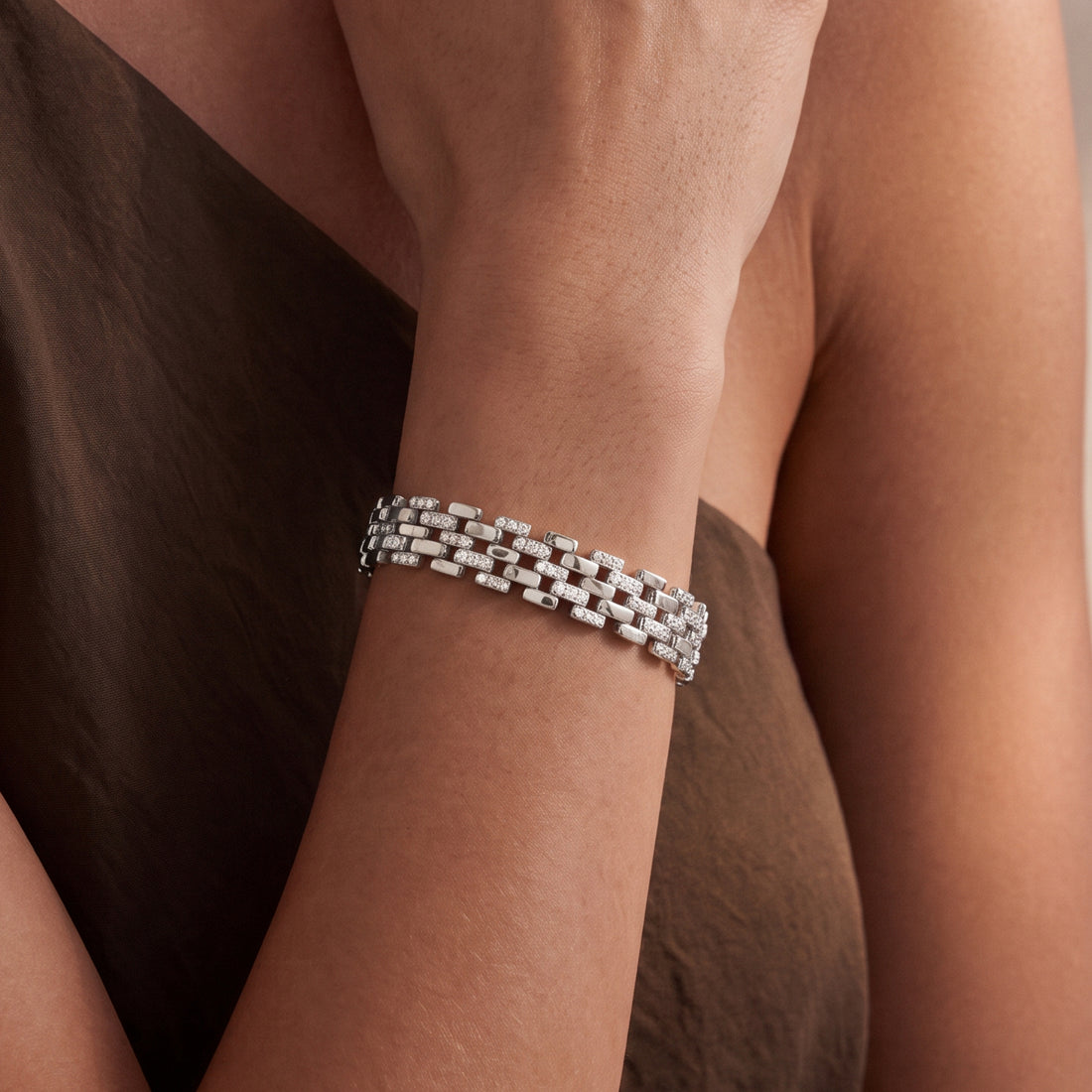 Rome Starlight Chain Bracelet Large