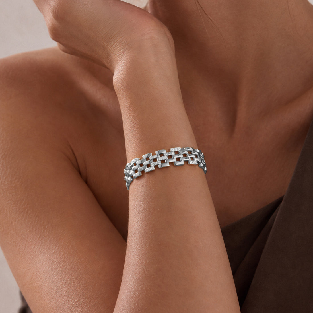 Rome Starlight Chain Bracelet Large