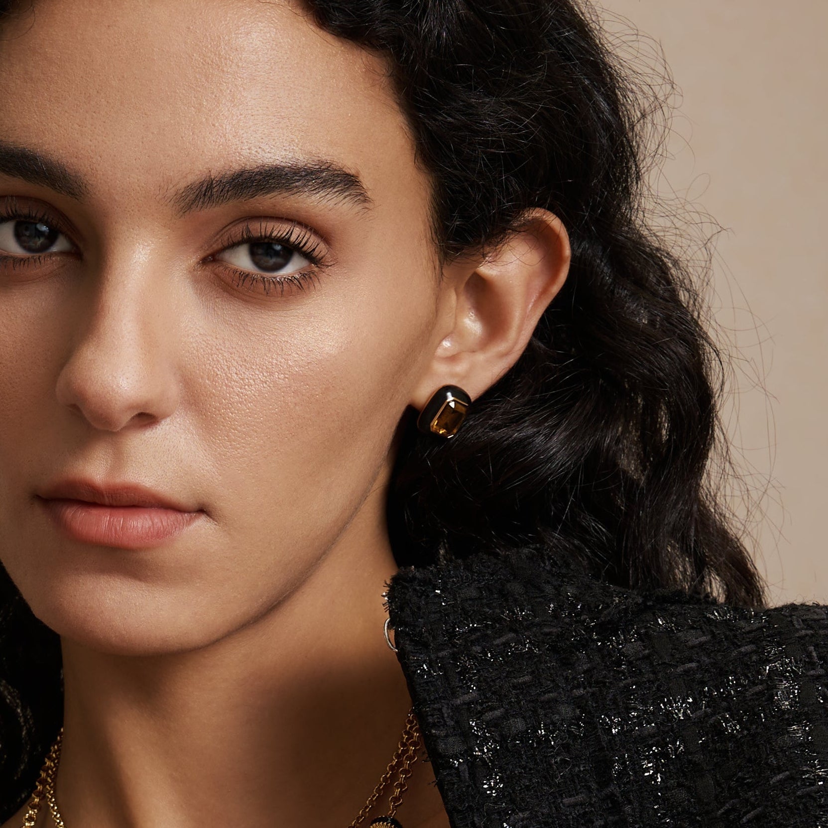 Roman Night Ear Studs