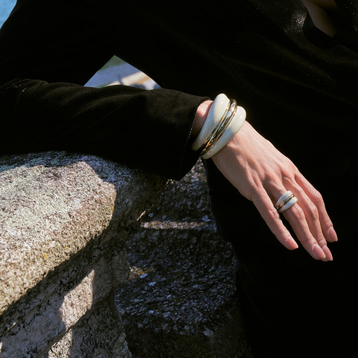 Ostuni White Bangle