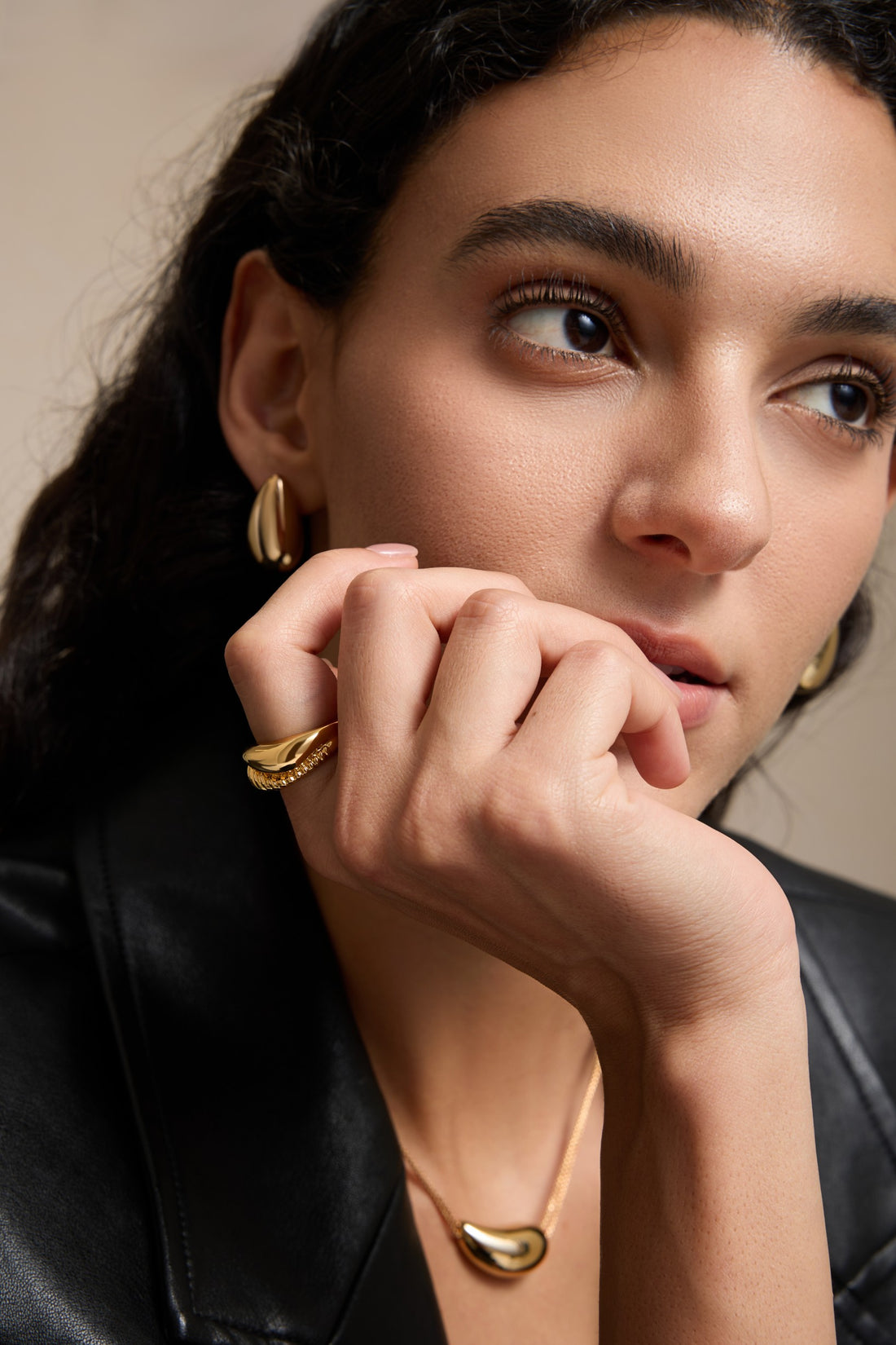 Drop Ring - Gold Plated