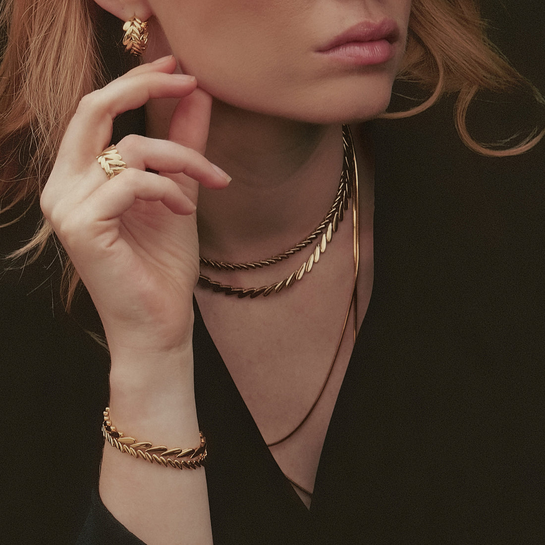 Collar de borlas Luz del sol