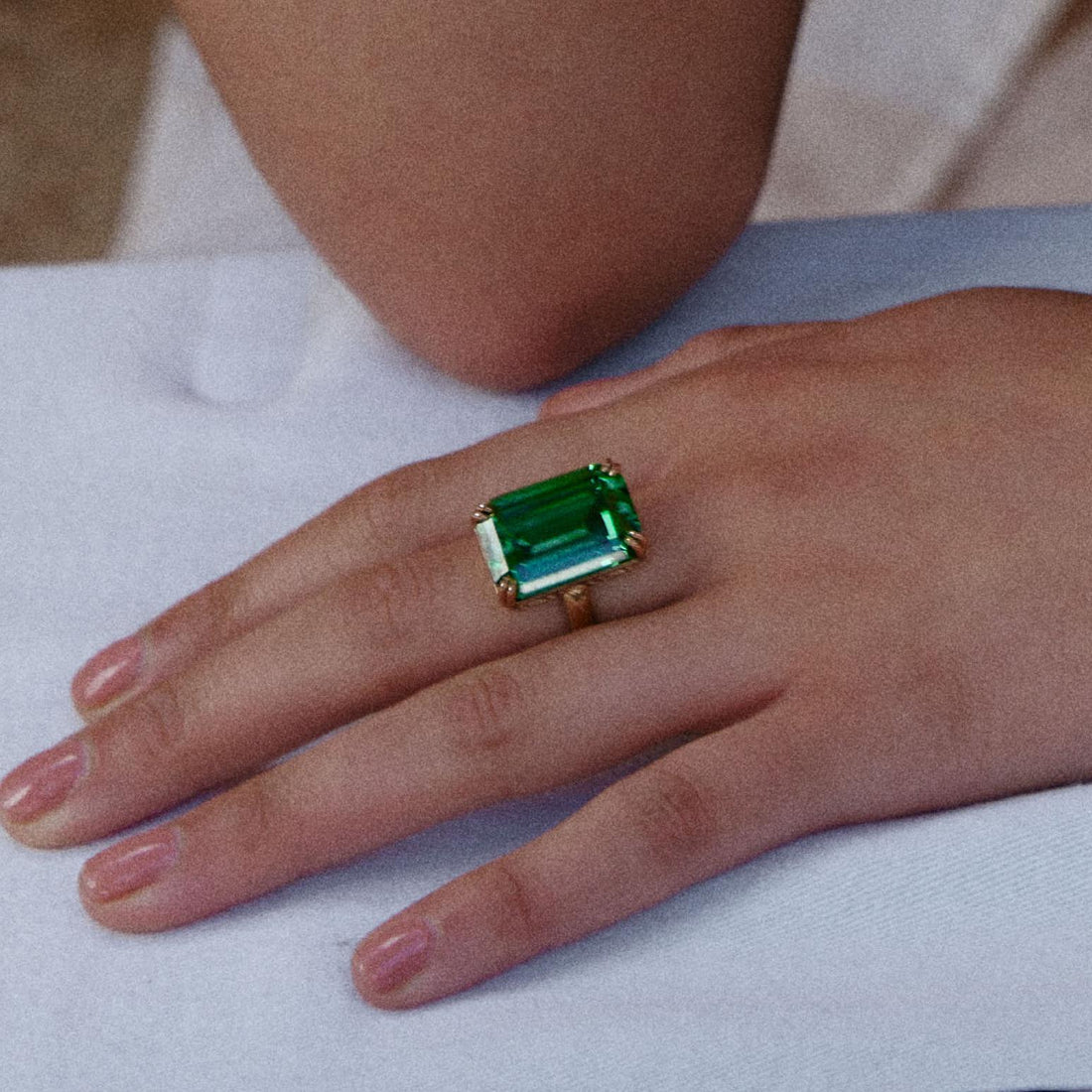 Lime Glow Ring