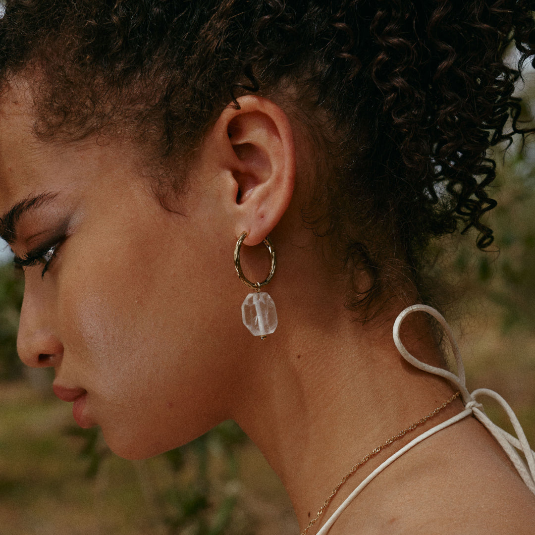 Fluffy Cloud Earrings