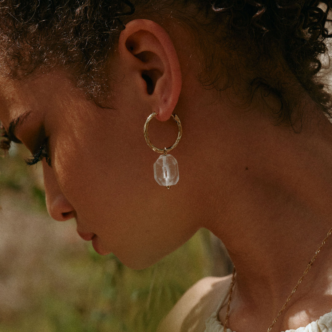 Fluffy Cloud Earrings