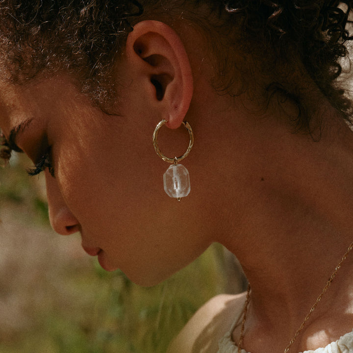 Fluffy Cloud Earrings