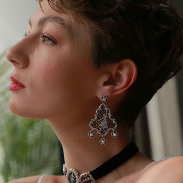 Black Nutcrackers Earrings