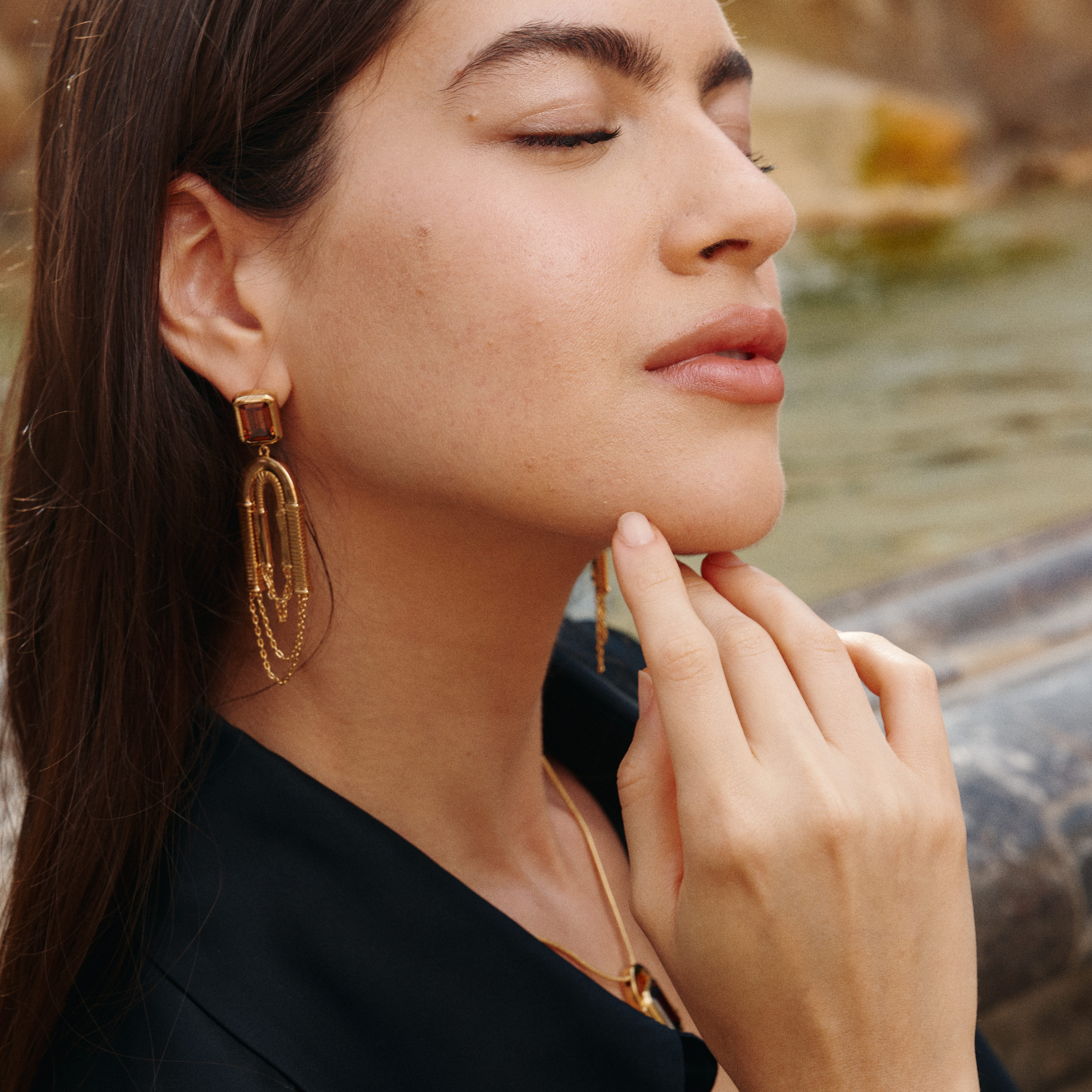 Olympieion Tassels Earrings