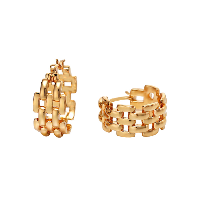 Rome Chain Earrings Large
