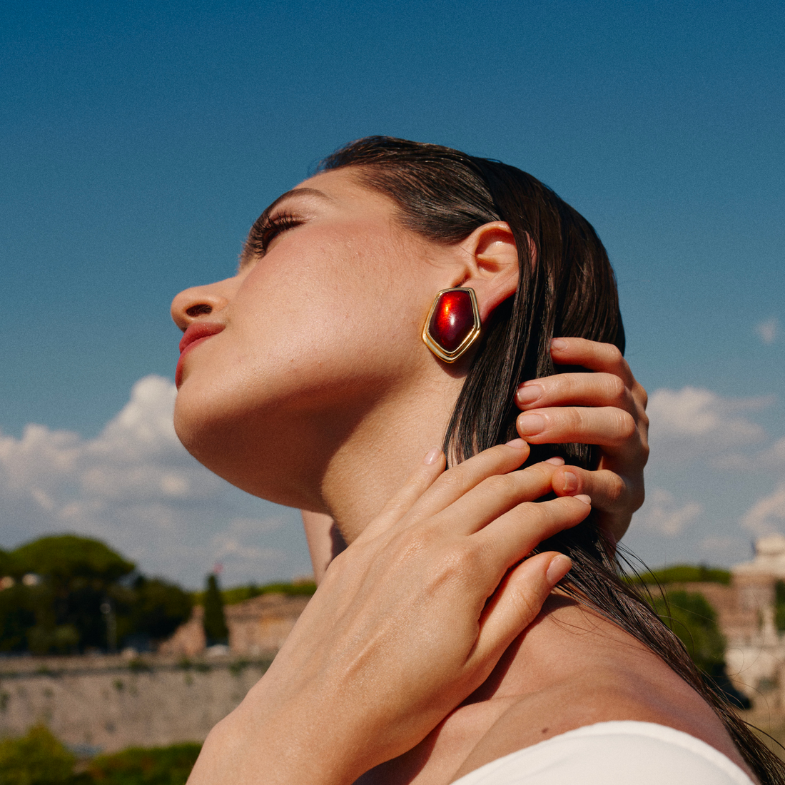 Rome Velvet Earrings