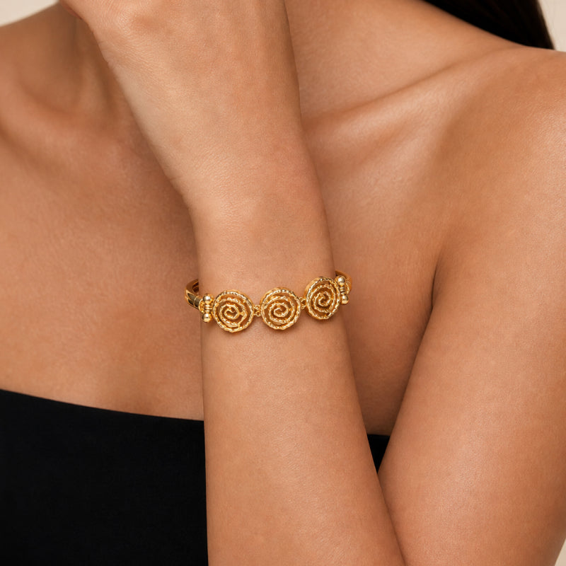 Eternal Spiral Small Cuff
