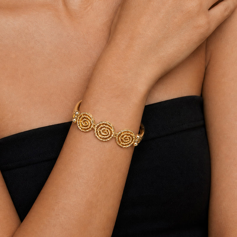 Eternal Spiral Small Cuff