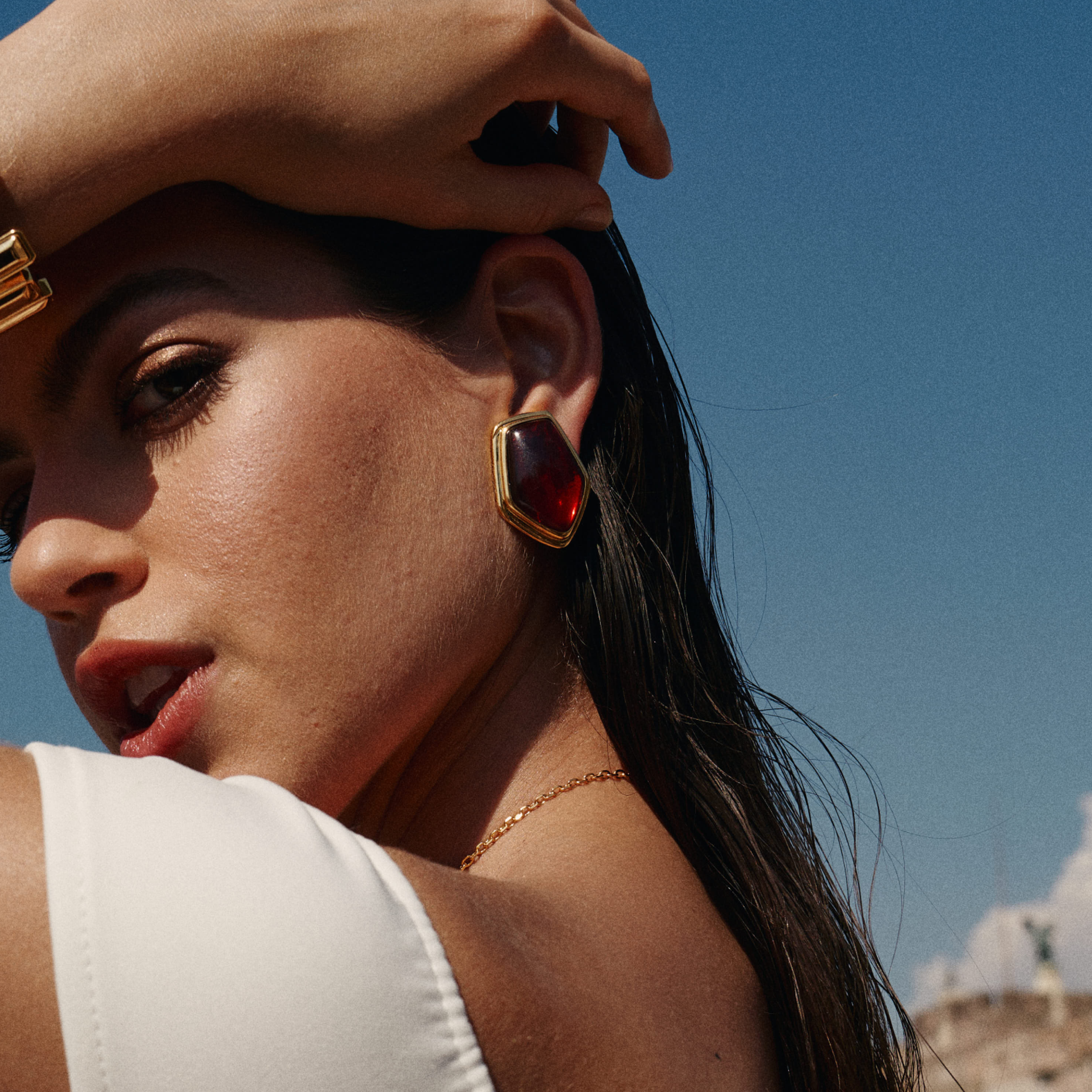 Rome Velvet Earrings / Ear Clip