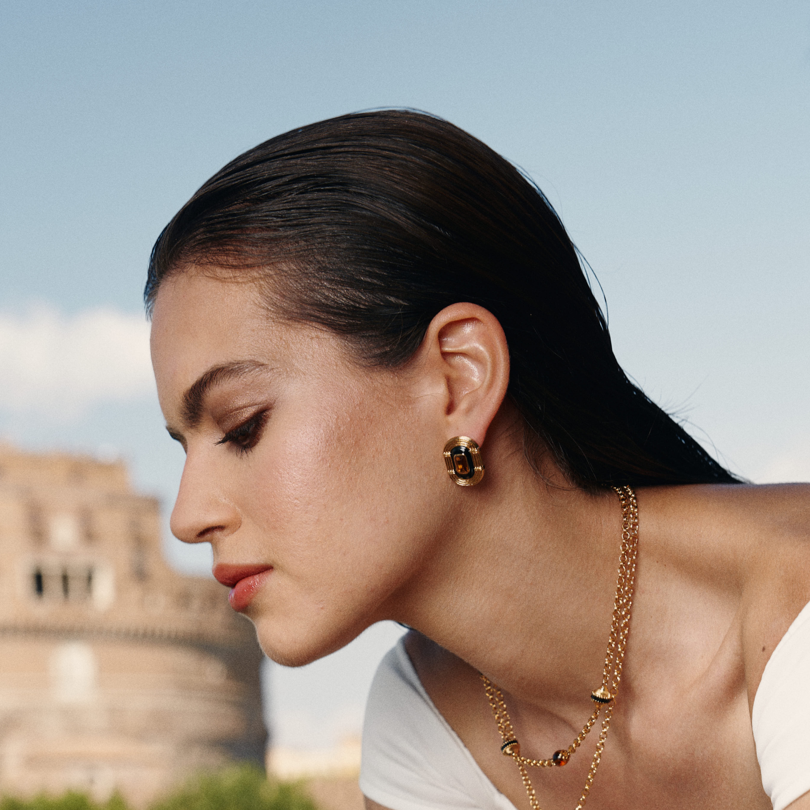 Roman Night Earrings