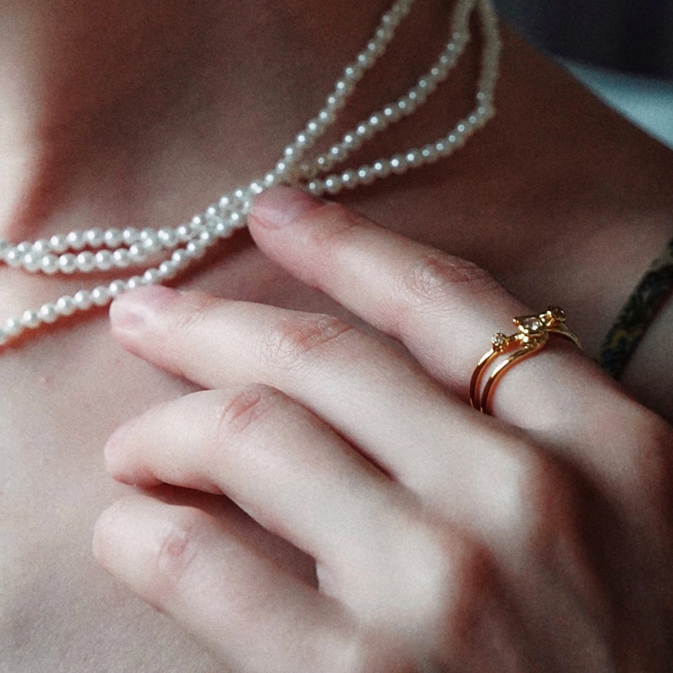Gold Plated Lily of the Valley Ring