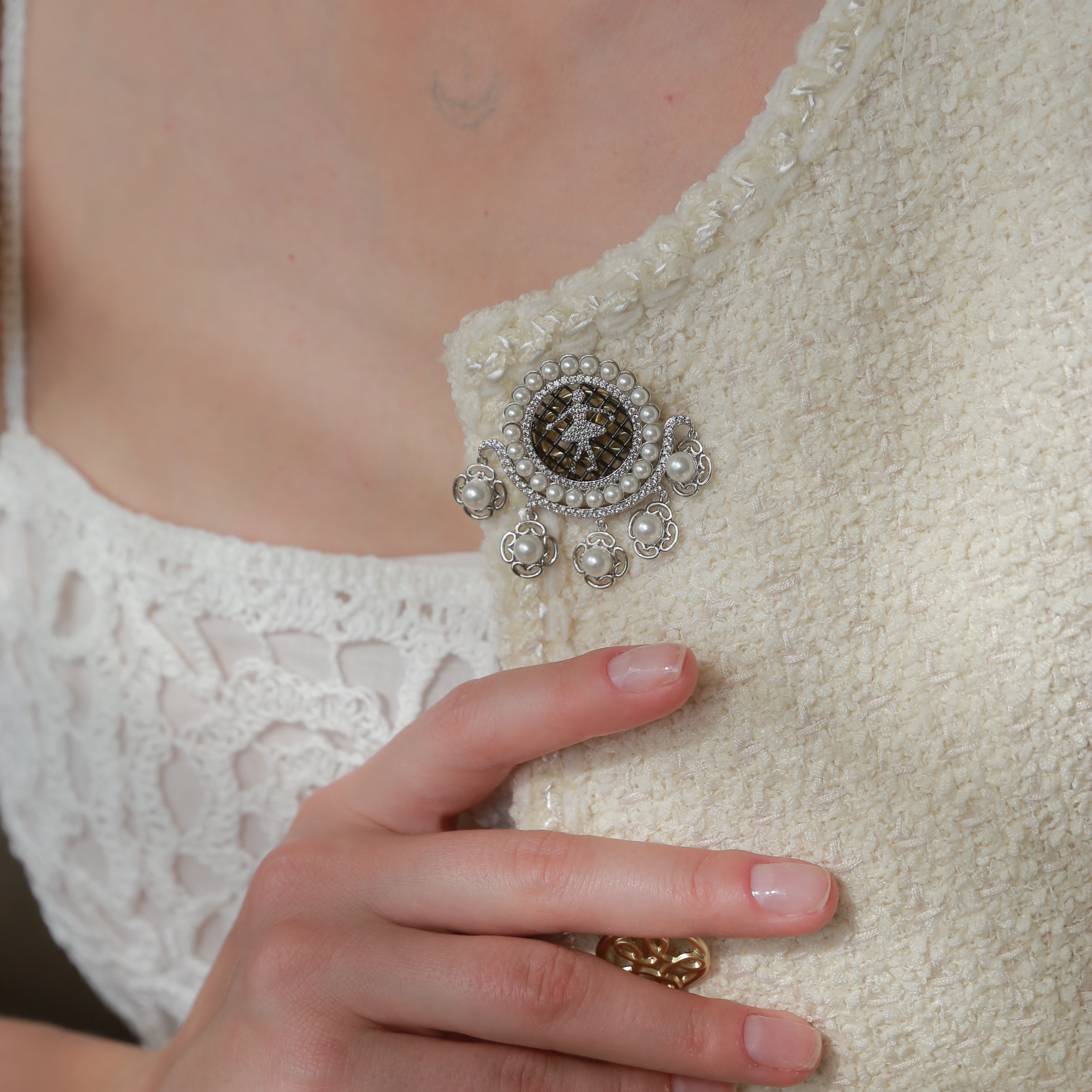 BLACK NUTCRACKER BROOCH