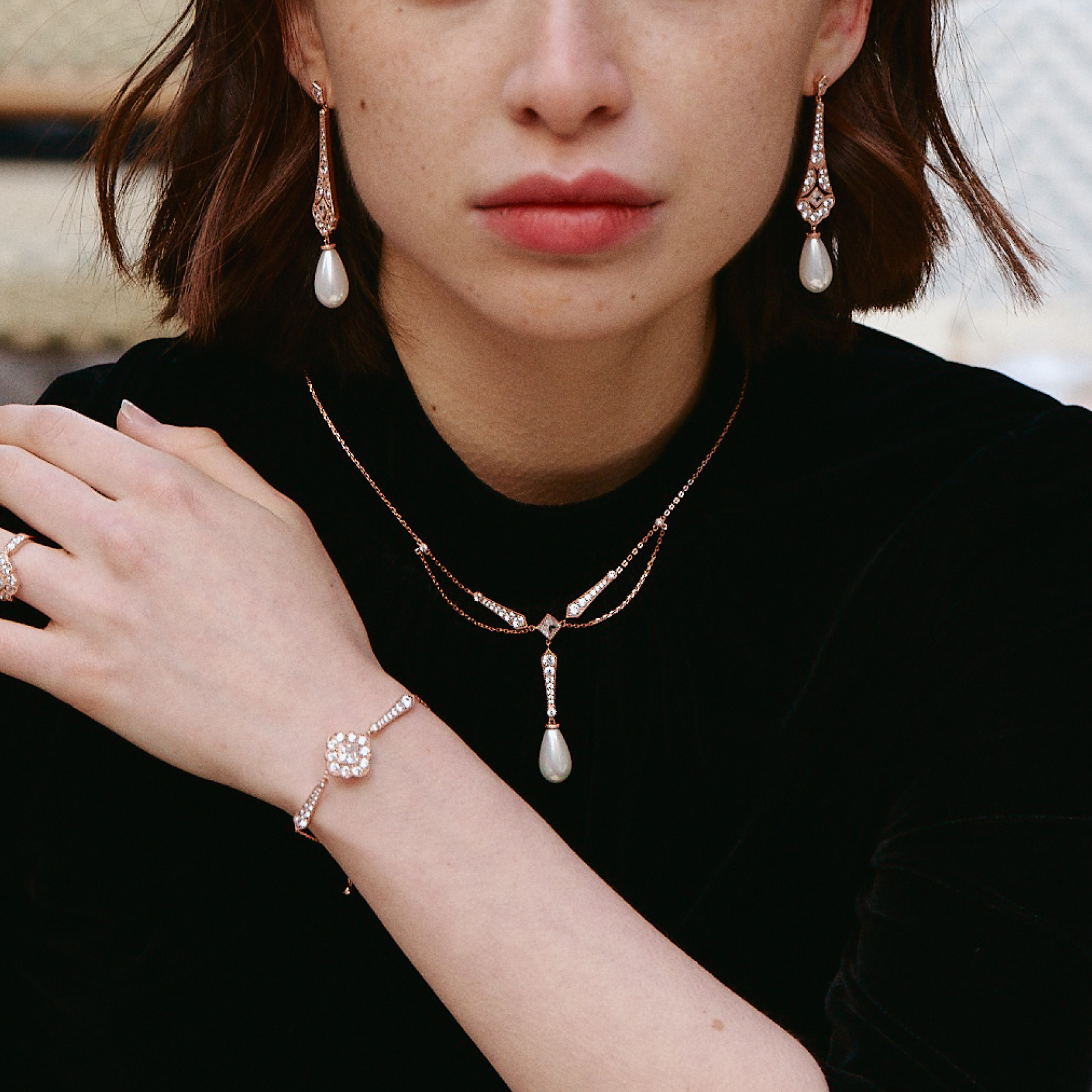 Pink Ballet Necklace