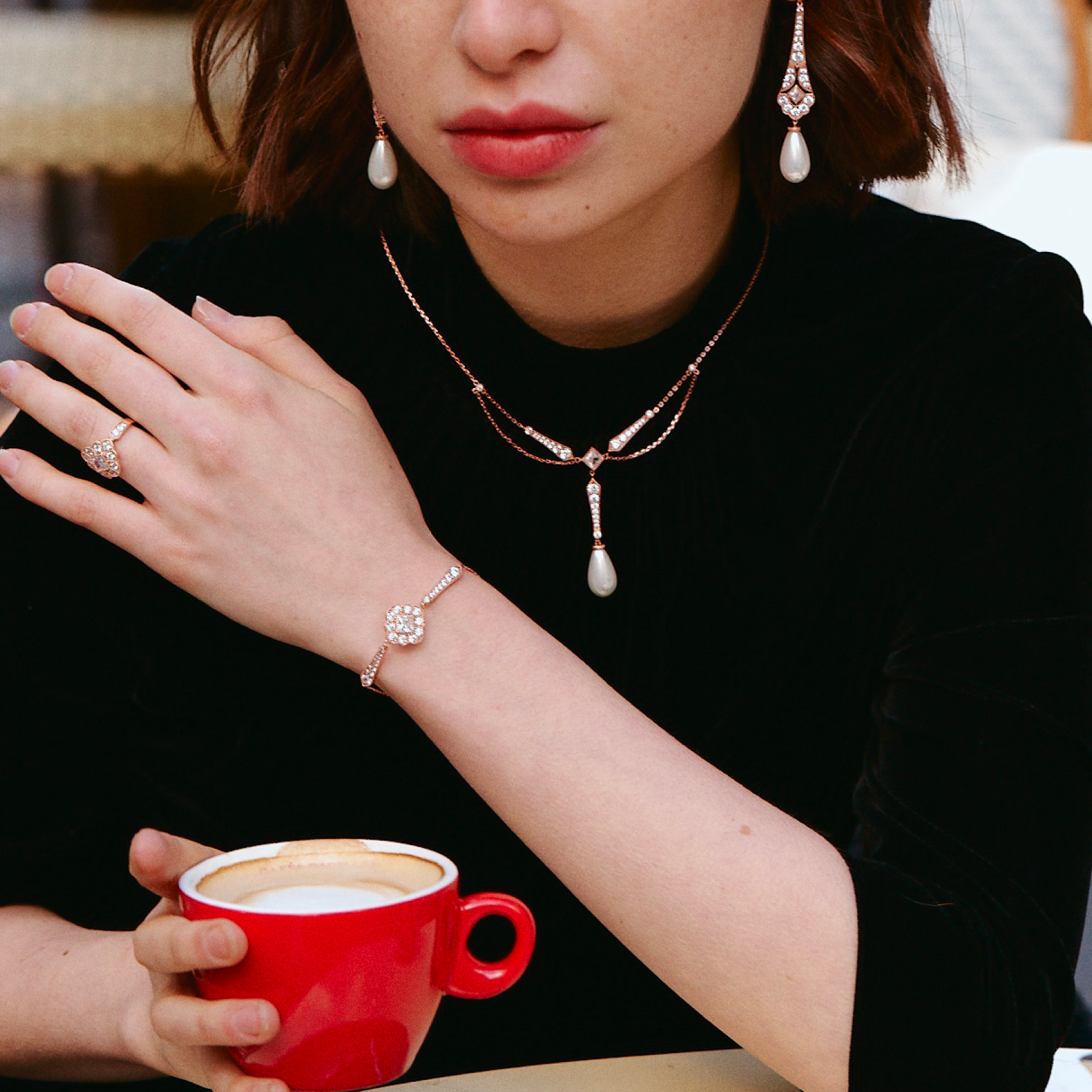 Pink Ballet Necklace
