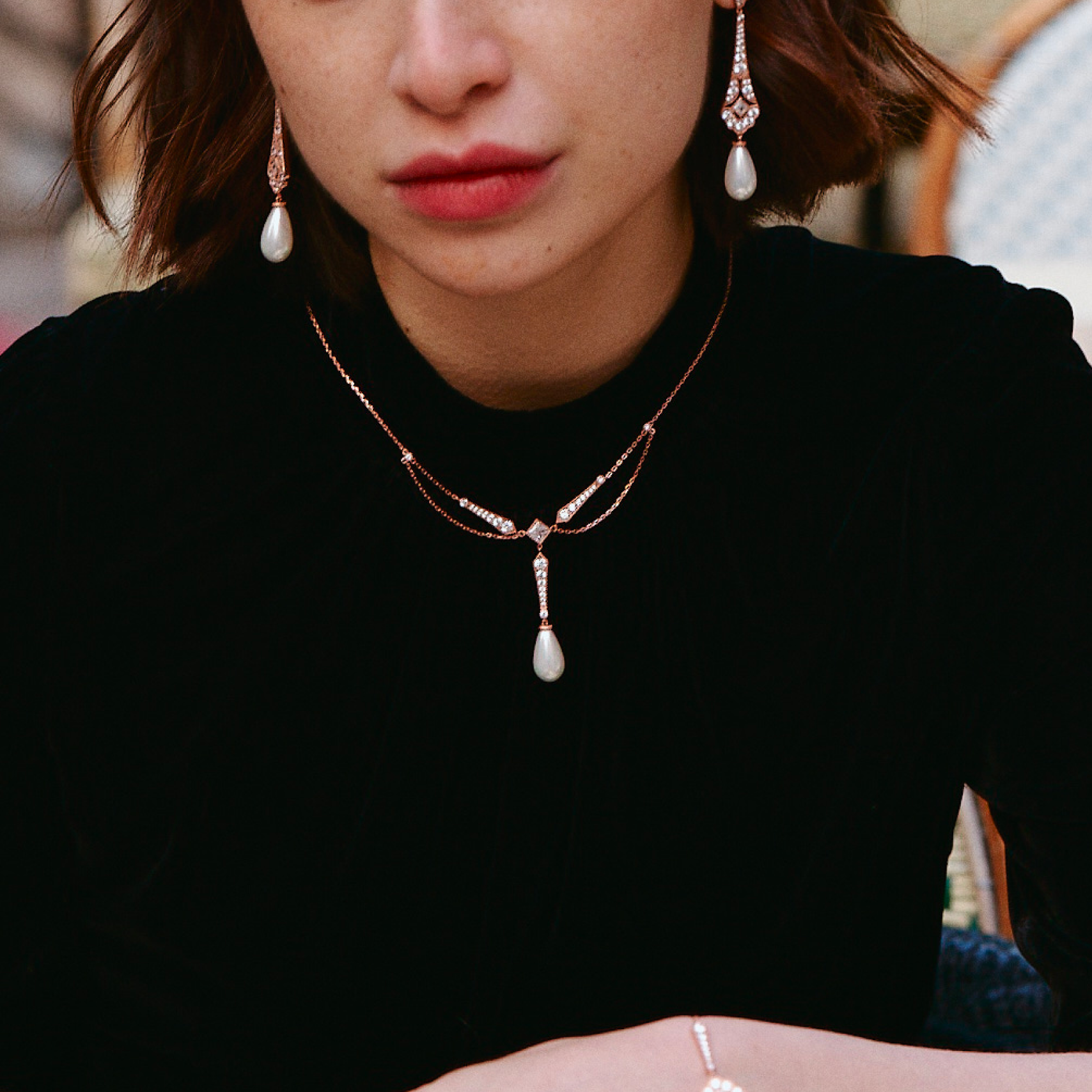 Pink Ballet Necklace