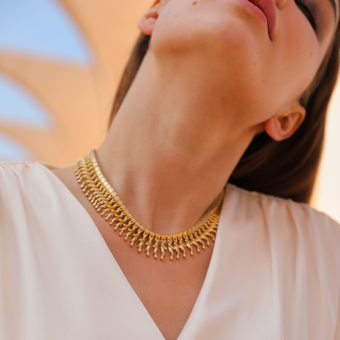 Gold Uraeus Necklace