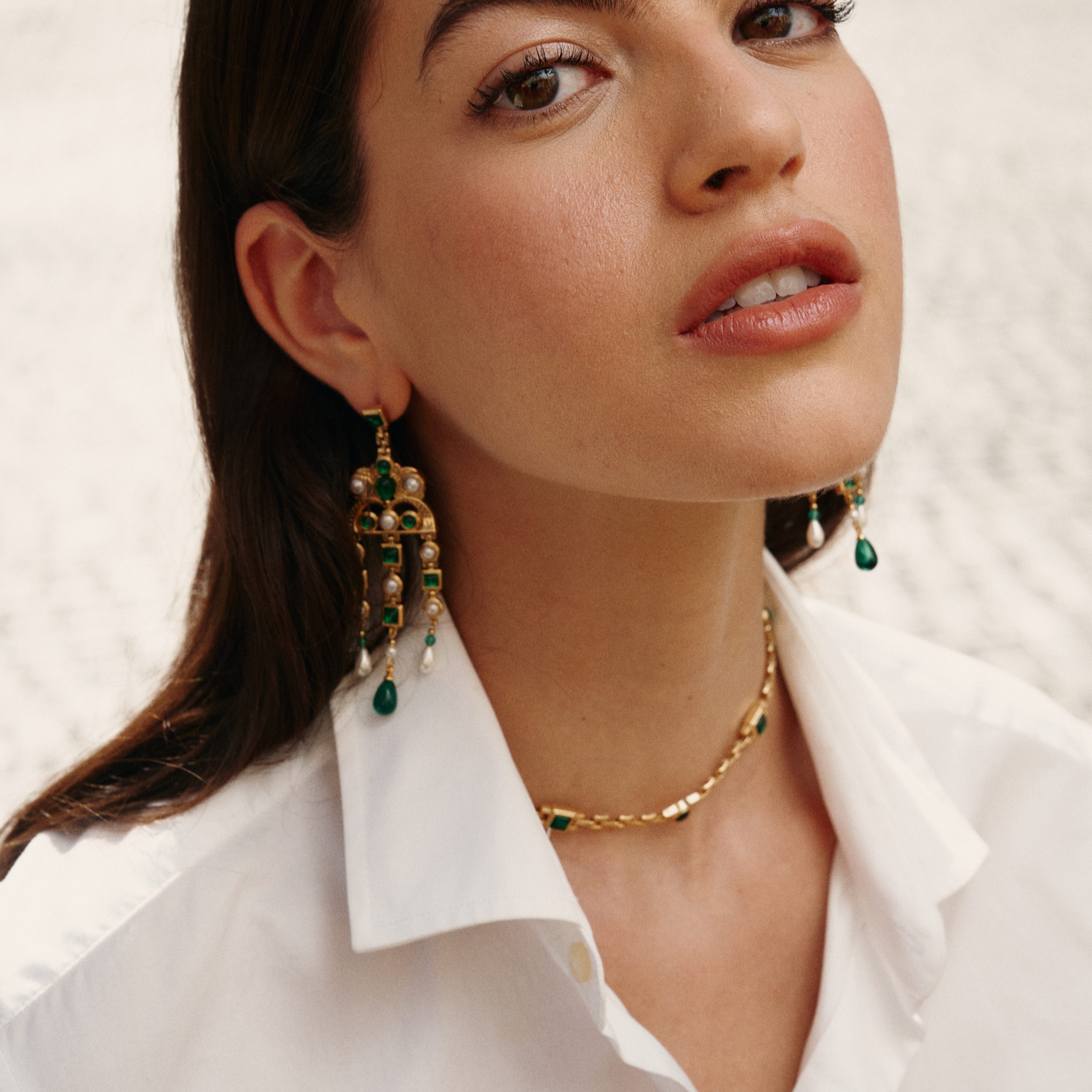 Byzantine Empire Green Necklace