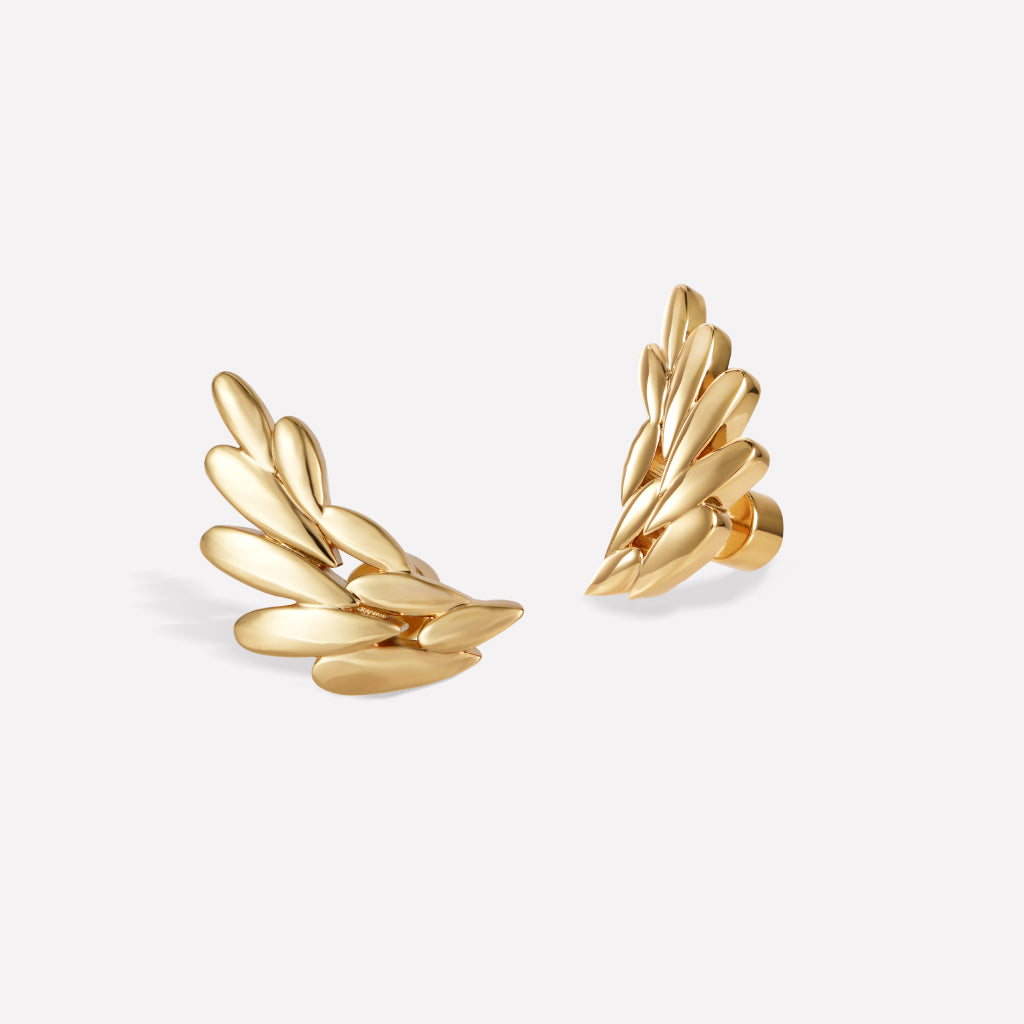 Sunlight Tassels Stud Earrings