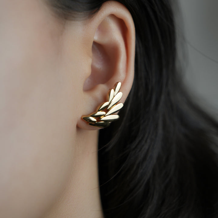 Sunlight Tassels Stud Earrings