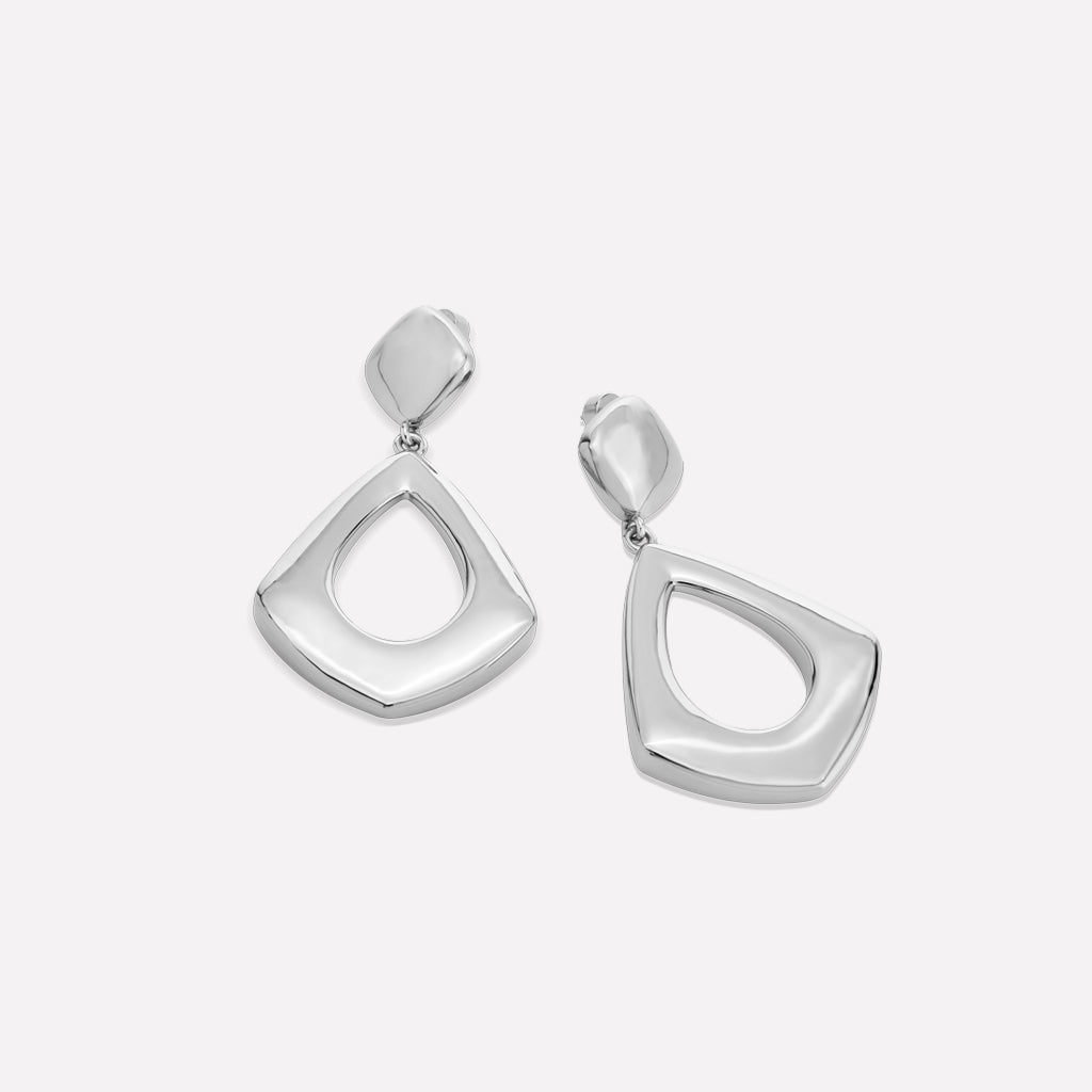 Prism Silver Drop Earrings