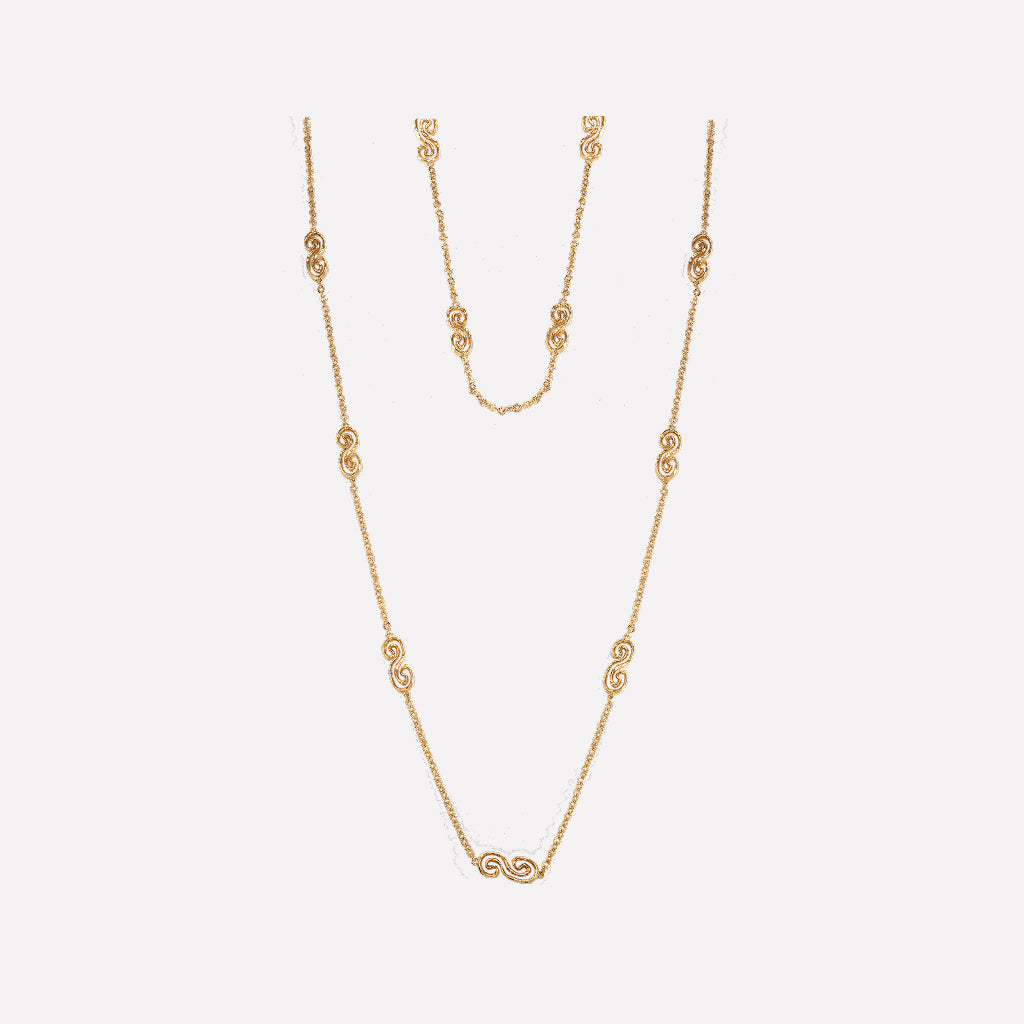 Eternal Spiral Chain Necklace