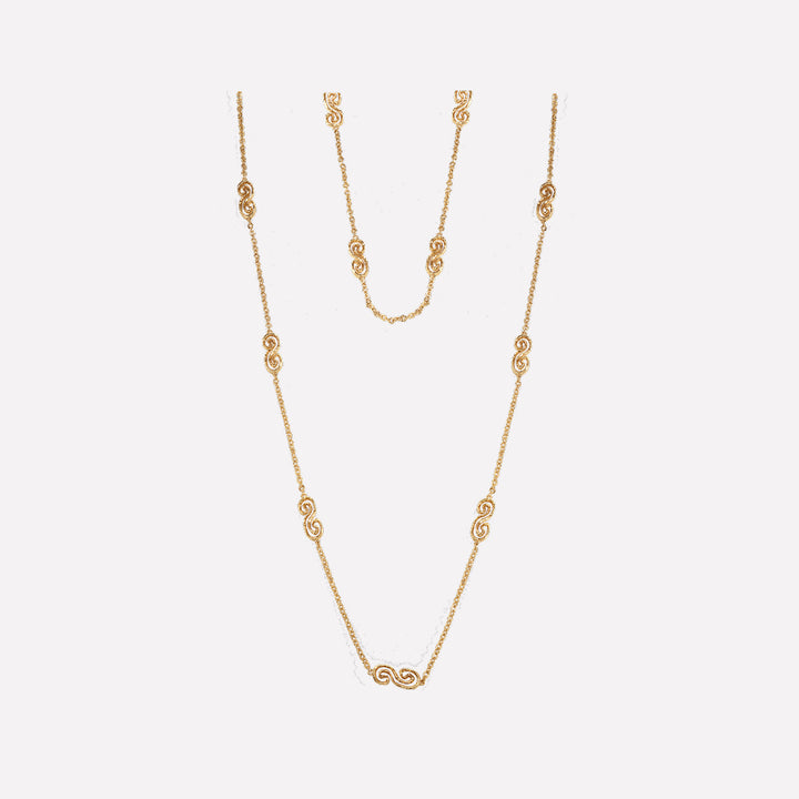 Eternal Spiral Chain Necklace