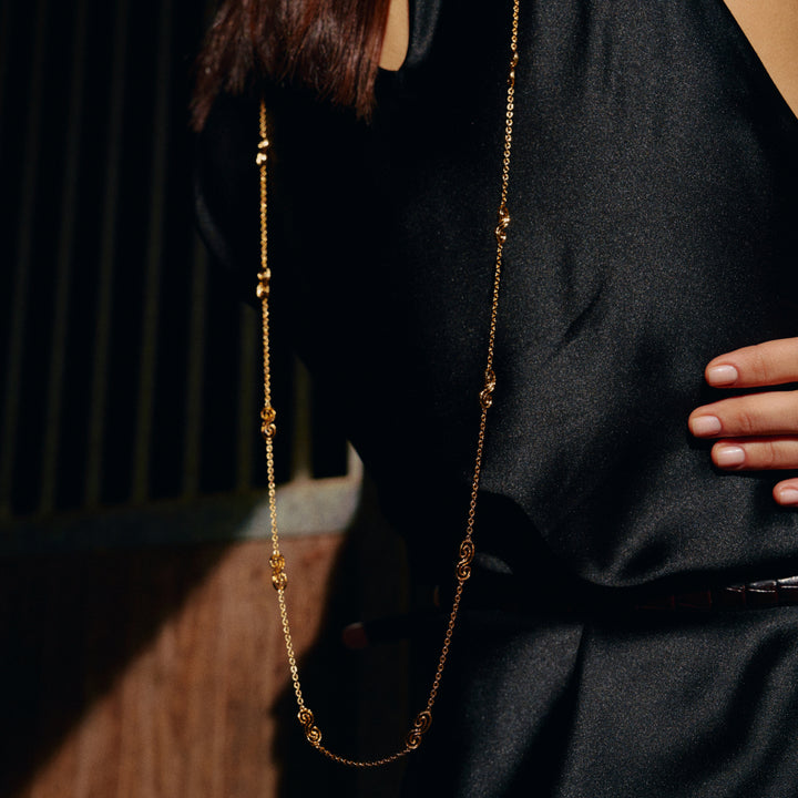 Eternal Spiral Chain Necklace