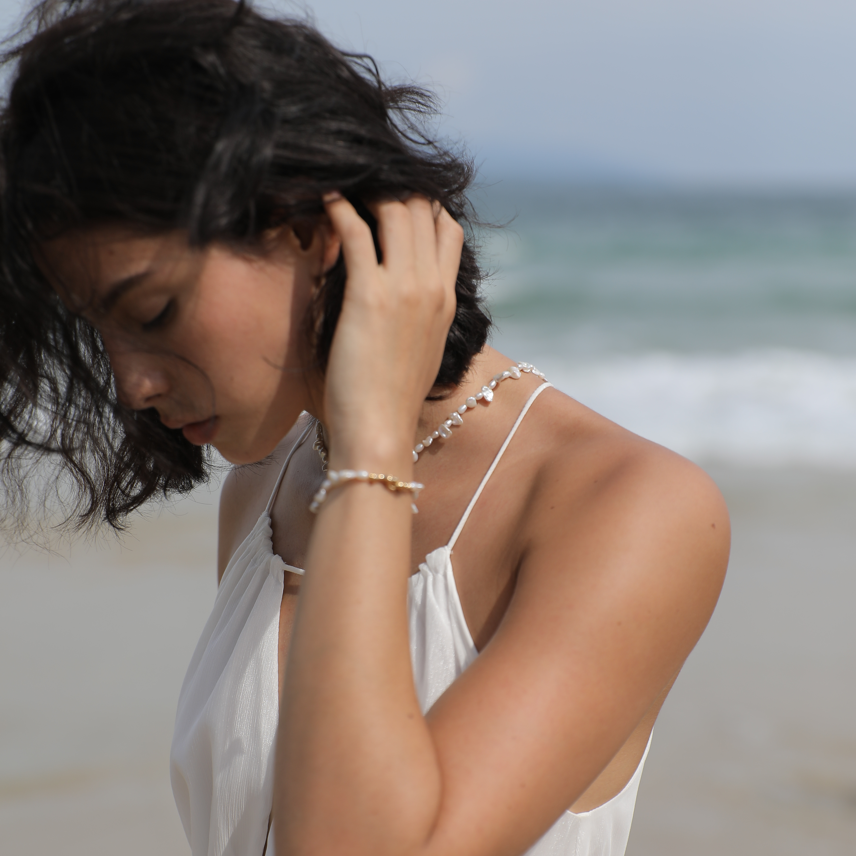 Wave Kisses Pearl Bracelet