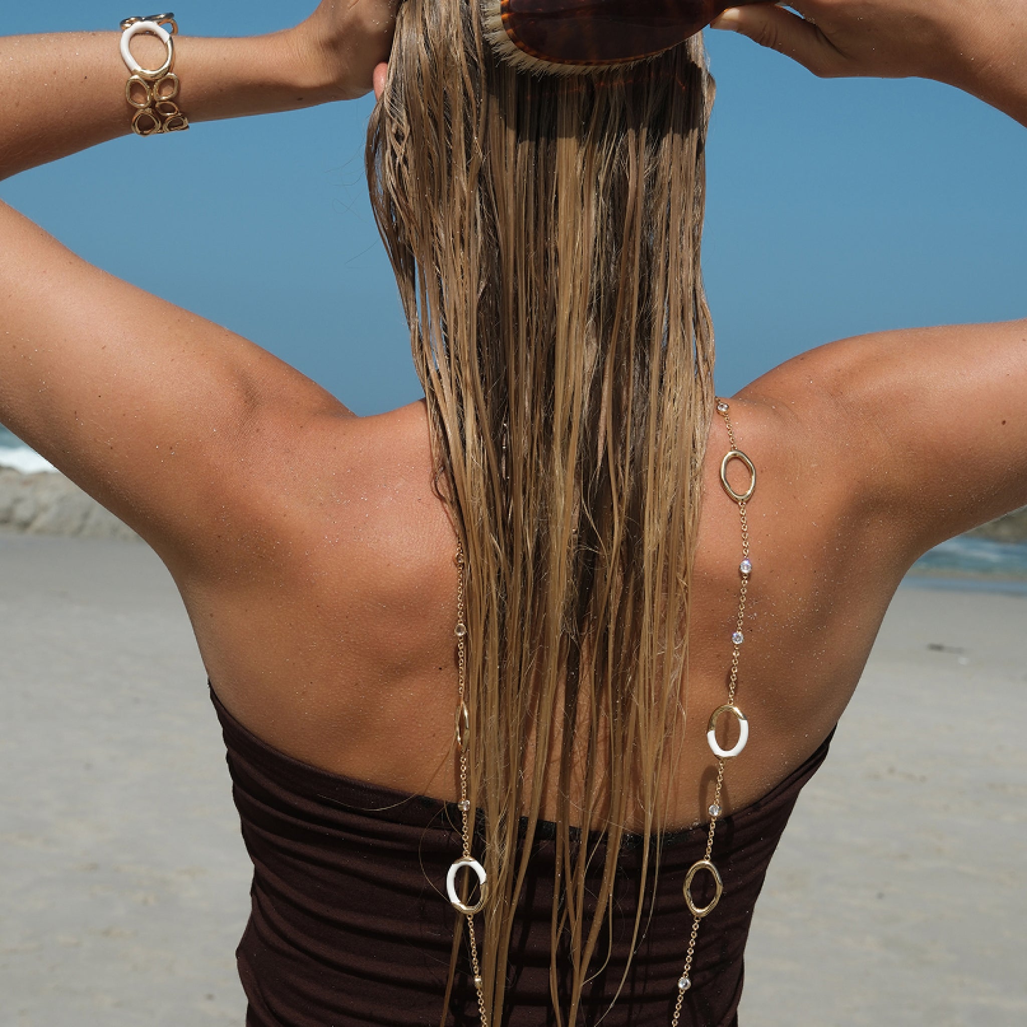 Time Ripples Round Long Necklace