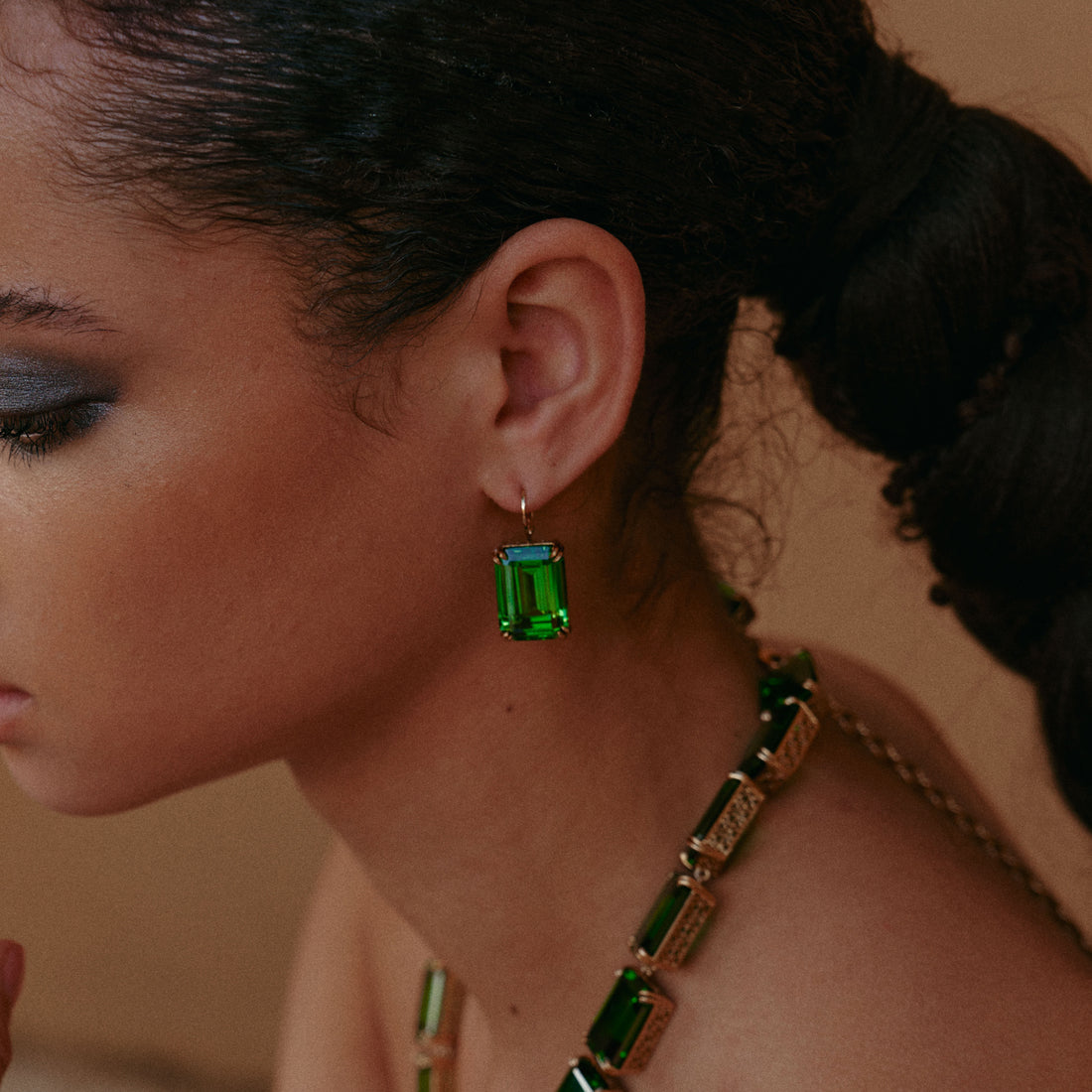 Lime Glow Earrings