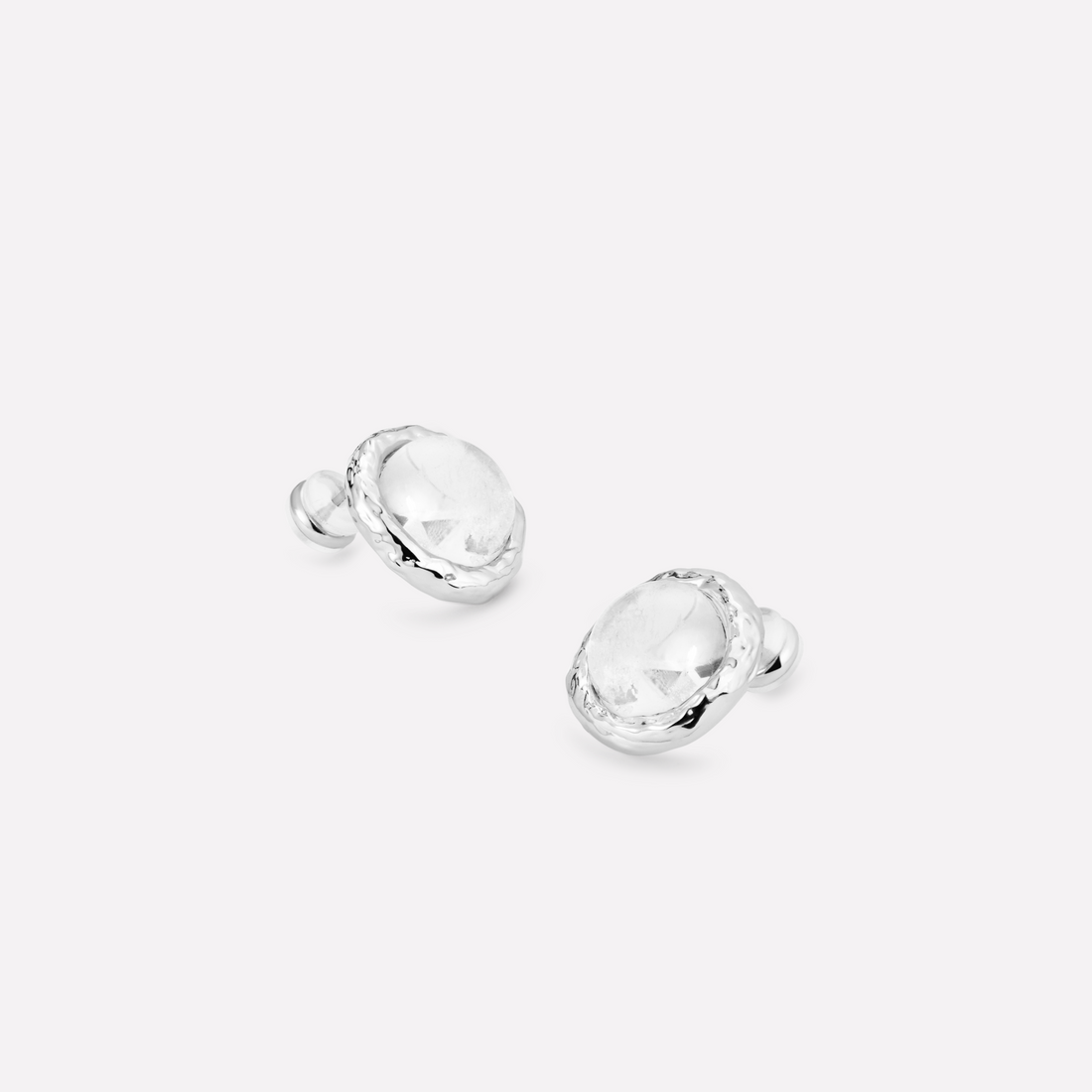 Aeolian Whispers Earrings - White Gold Plated