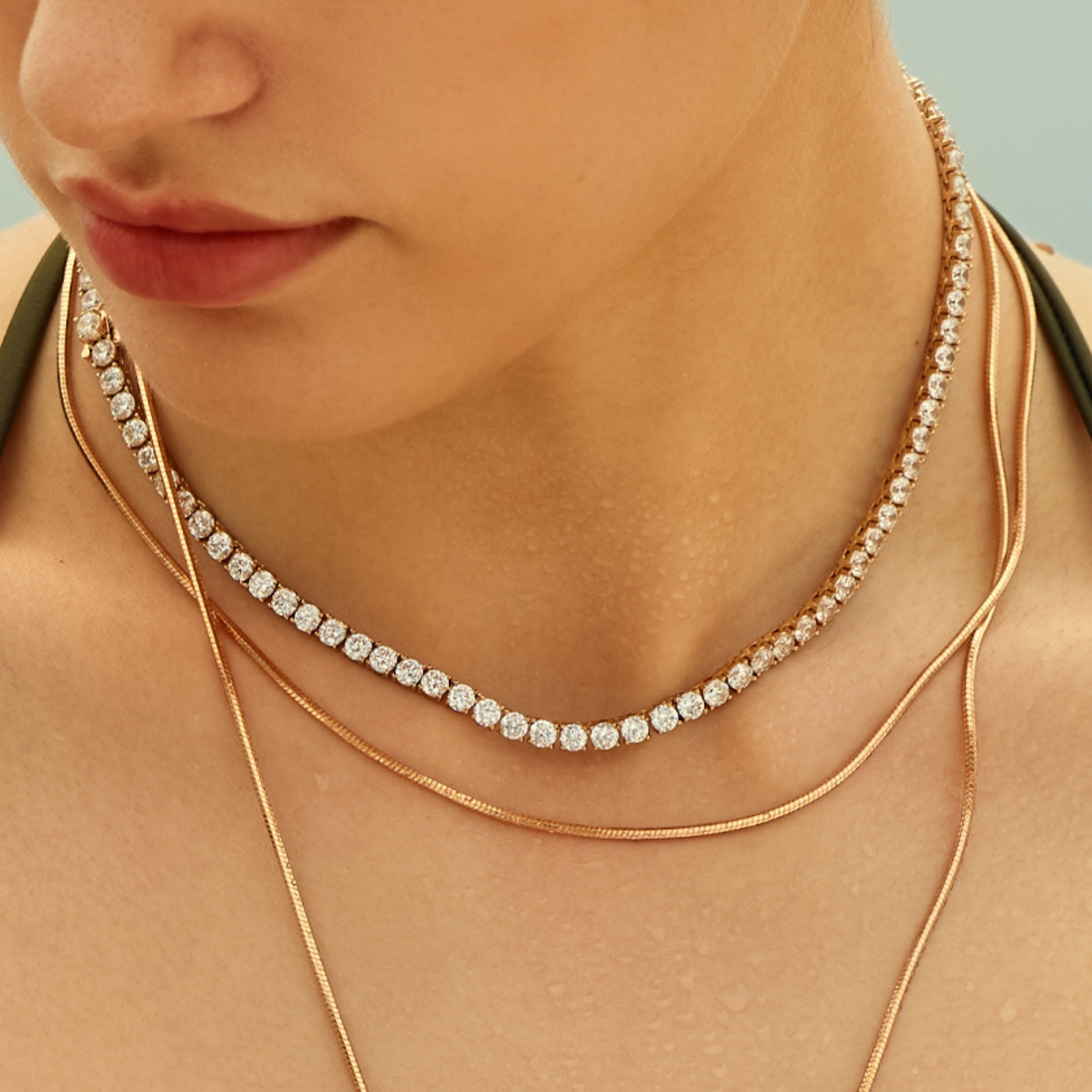 Romeinse Schemer Tennis Ketting