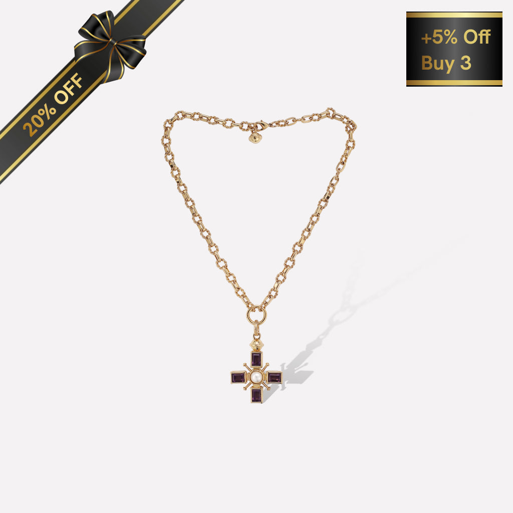 Byzantine Cross Necklace