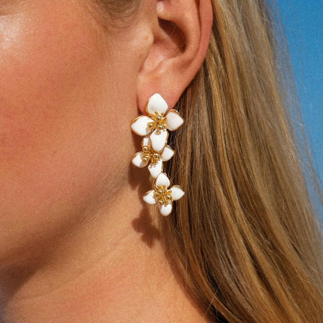 Iris Blossom Earrings