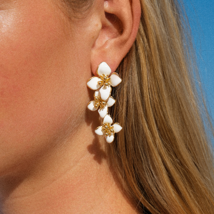 Iris Blossom Earrings