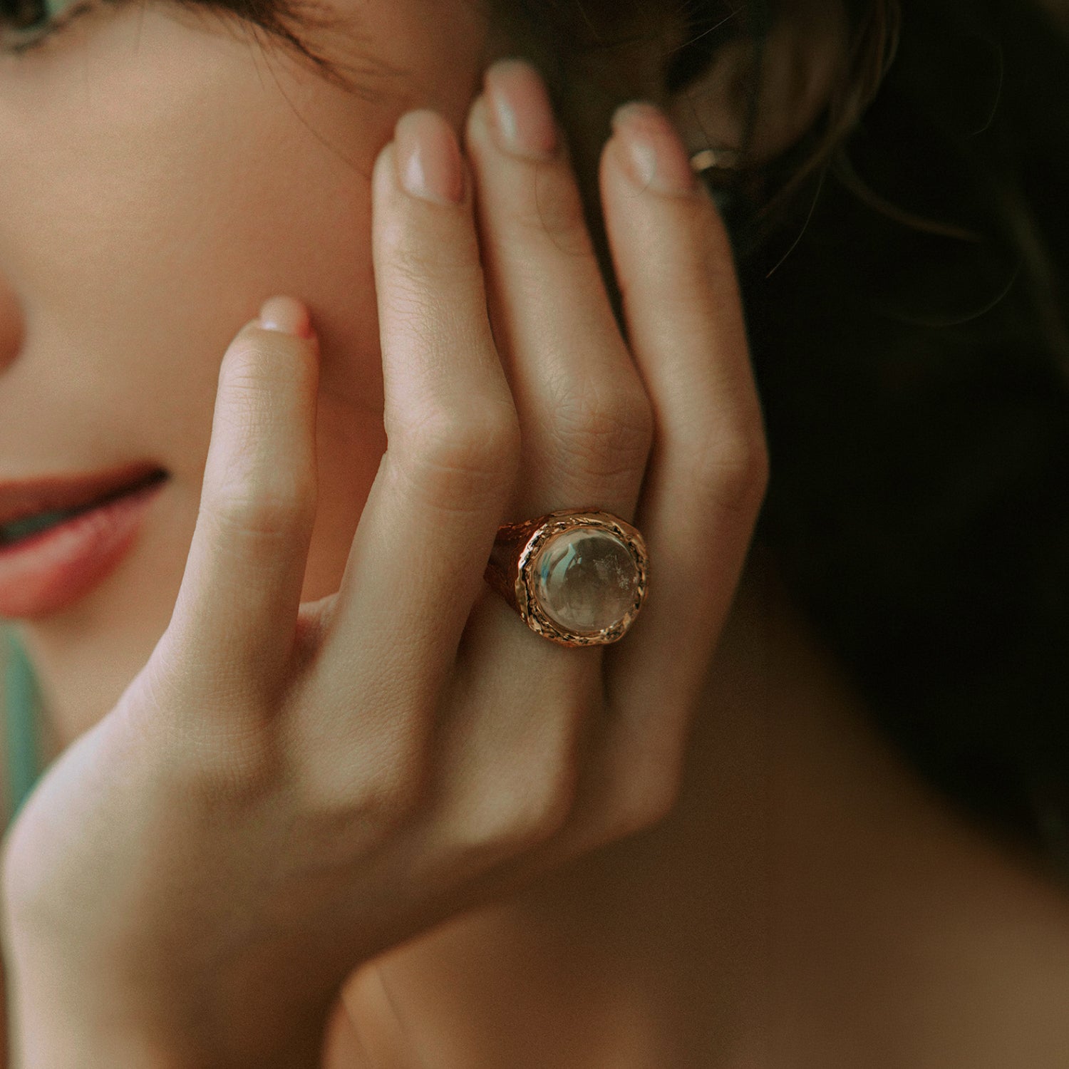 Aeolian Whispers Ring - Gold Plated