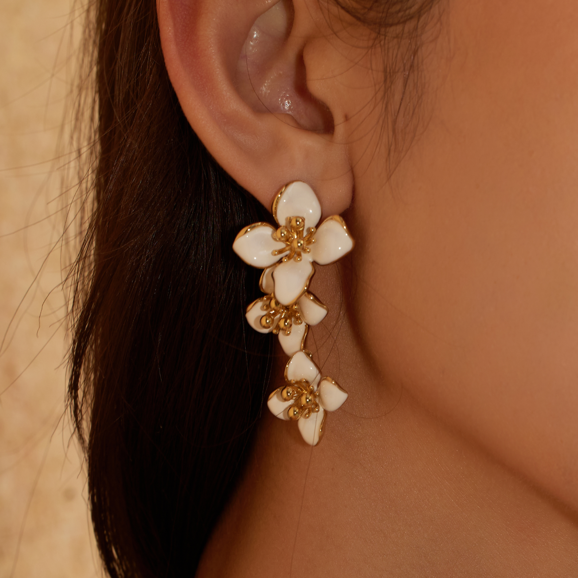 Iris Blossom Earrings