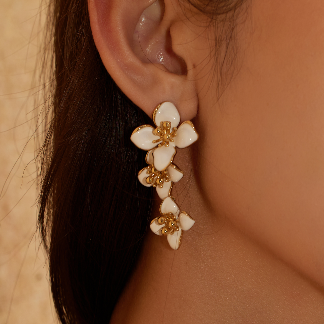 Iris Blossom Earrings