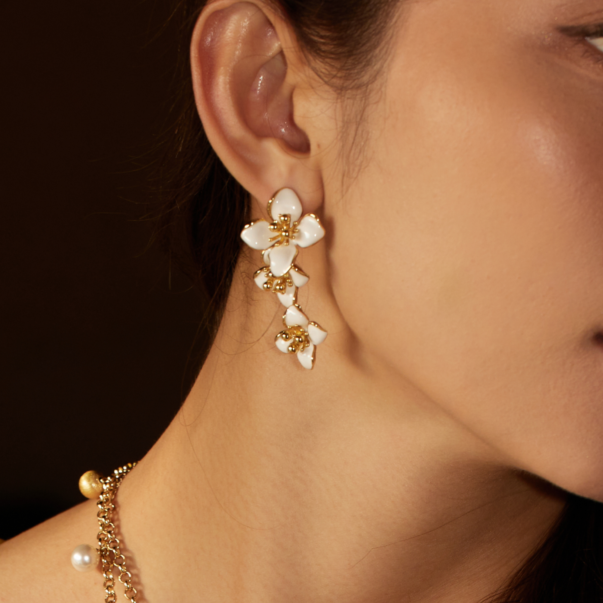 Iris Blossom Earrings
