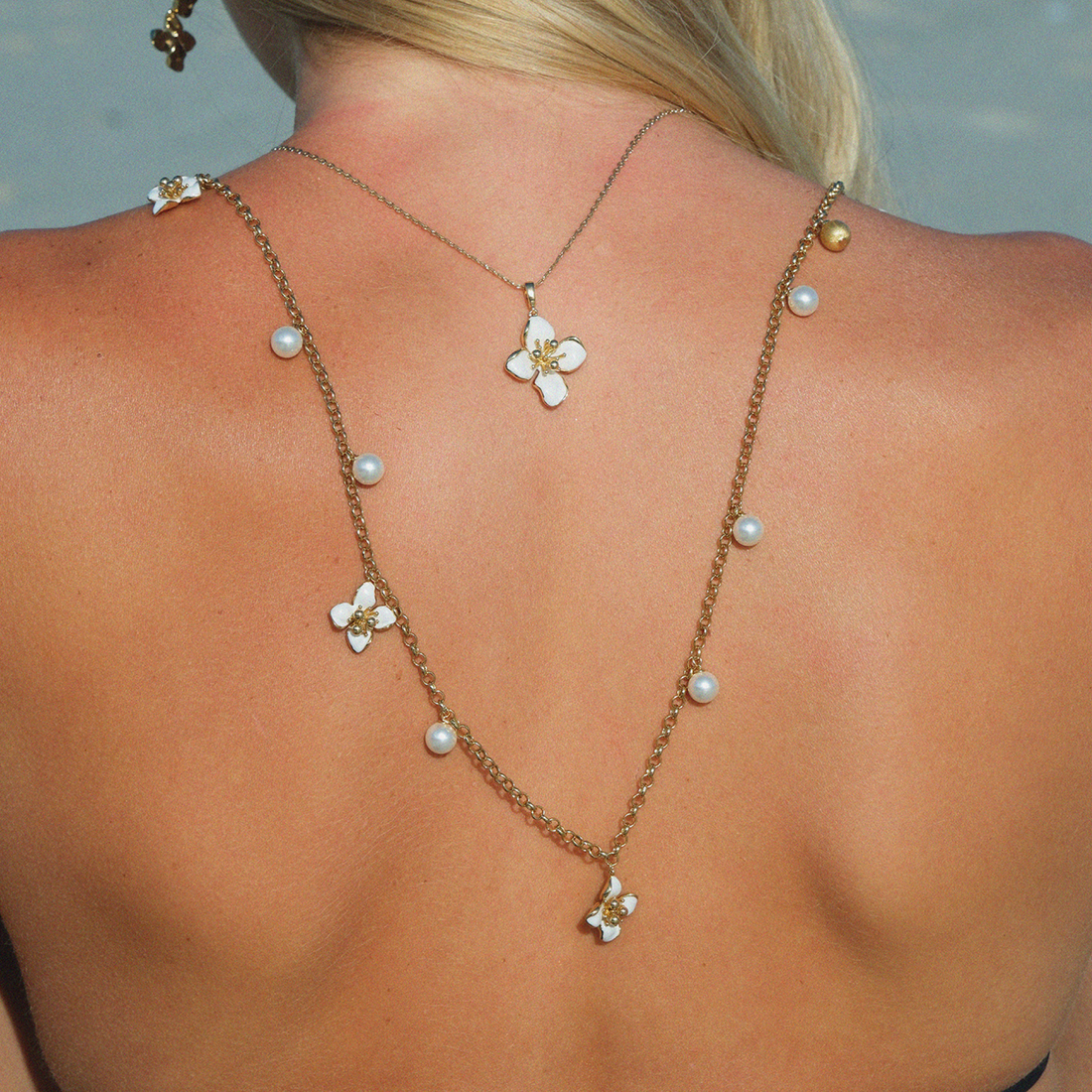 Iris Blossom Necklace